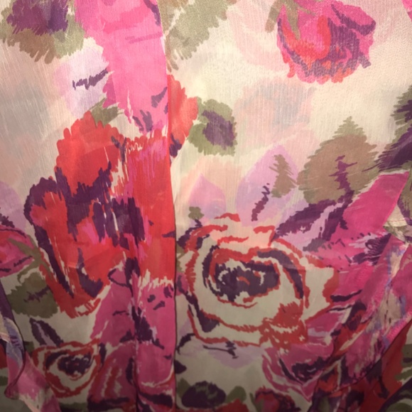 MISA Diana Floral Chiffon Maxi Dress - Picture 11 of 13